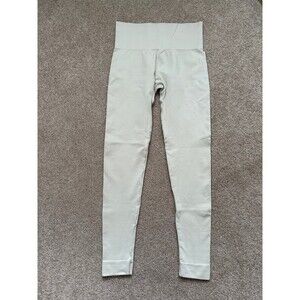 SET ACTIVE Cream SculptFlex Leggings Size Small Like New